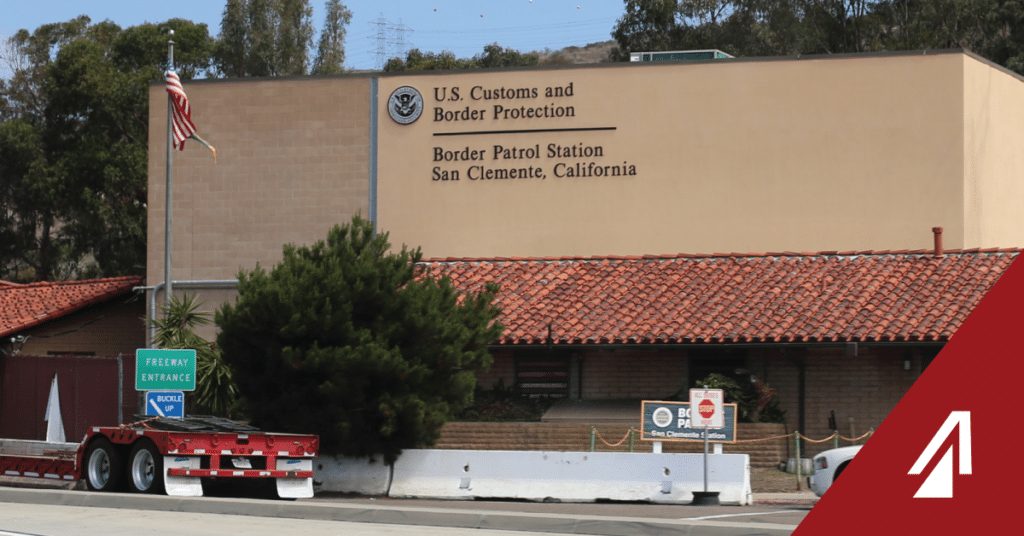 picture of a US customs building