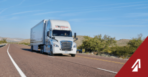 picture of commercial driver on the road