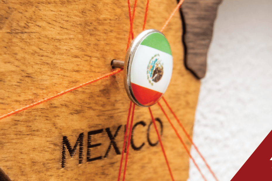 image showing a pin on Mexico