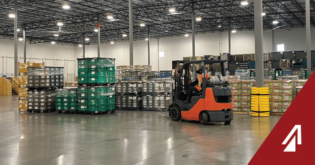 image of warehousing space in dock