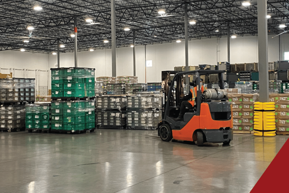 image of warehousing space in dock