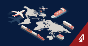 multi mode illustration of global supply chain