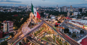 mexico city at night